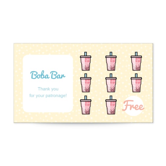 Boba Reward Card