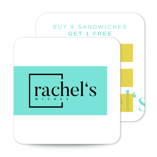 Coffee Colorblock Reward Card