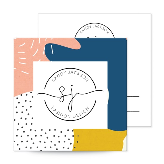 Color Blotches Appointment Card