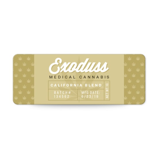 1" x 2-5/8" Template