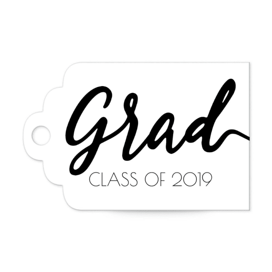 2" x 1-1/4" Scallop Tag