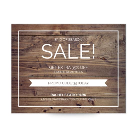 4-1/4" x 5-1/2" Postcard