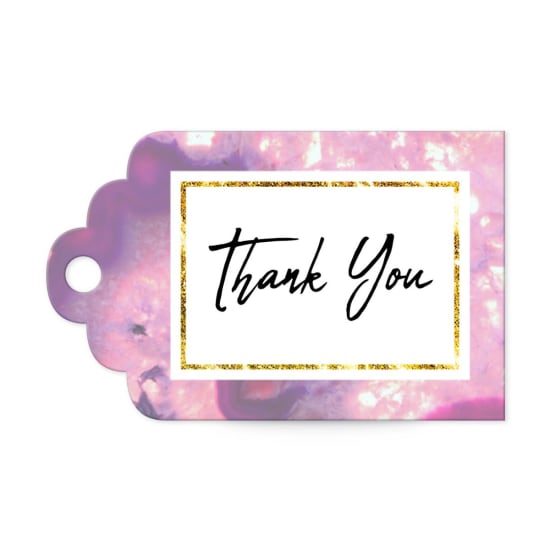 2" x 1-1/4" Scallop Tag