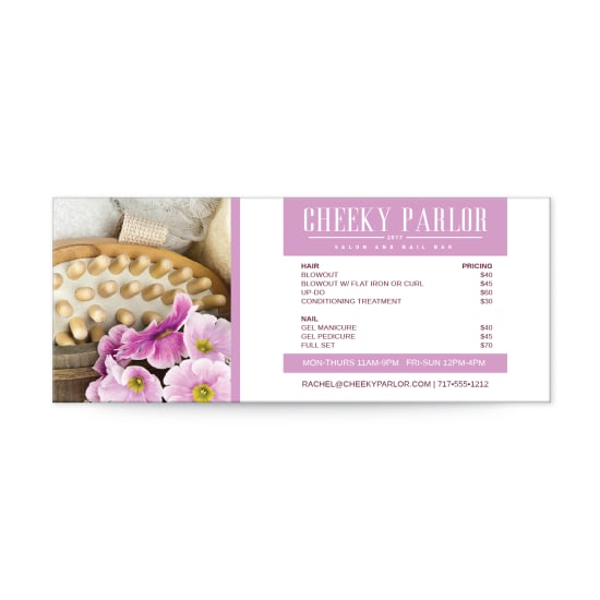 3-1/2" x 8-1/2" Rack Card