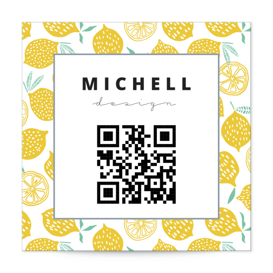 2" Square Label