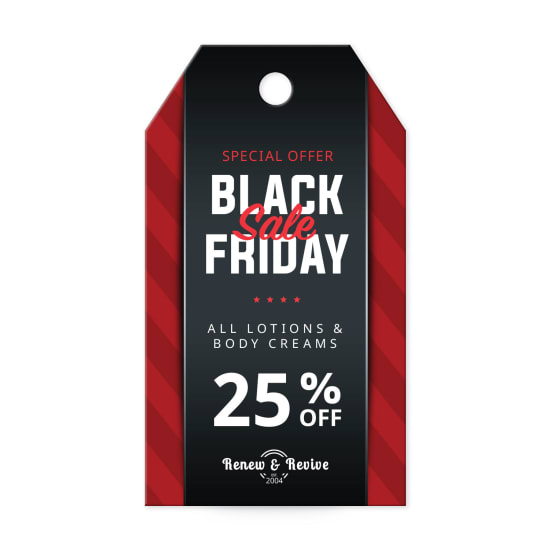 3-1/2" x 2" Banner Tag