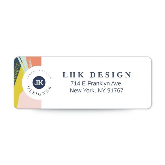 1" x 2-5/8" Rectangle Label