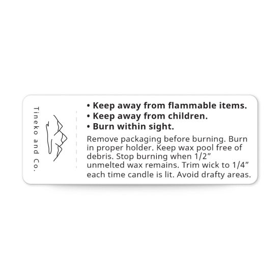 100% Editable Candle Warning Label Template, Printable Candle Safety  Sticker, 1.5 2 3 Round Warning Label, Candle Safety Instructions 