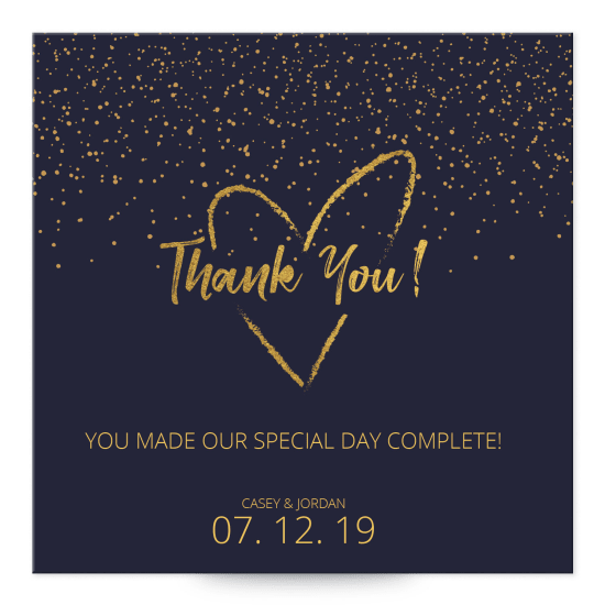 4" Square Label