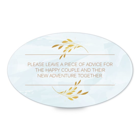 1-1/2" x 2-1/2" Oval Label