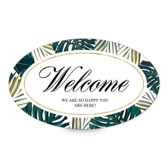 1-1/2" x 2-1/2" Oval Label