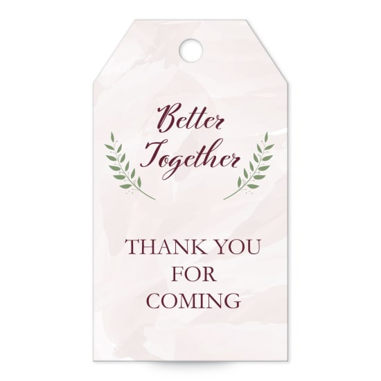 2" x 3-1/2" Banner Tag