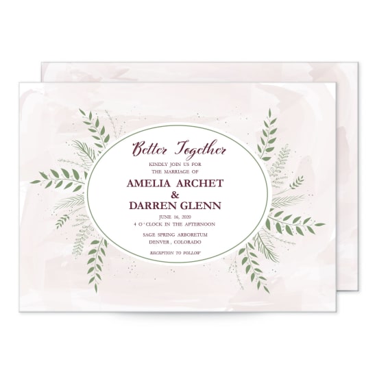 5" x 7" Invitation