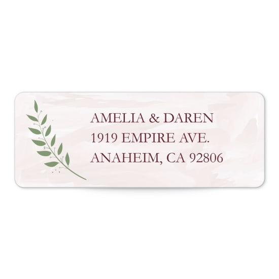 1" x 2-5/8" Address Label