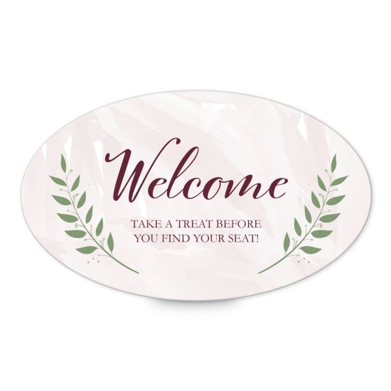 1-1/2" x 2-1/2" Oval Label