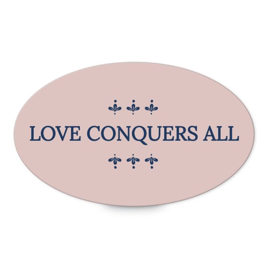 1-1/2" x 2-1/2" Oval Label