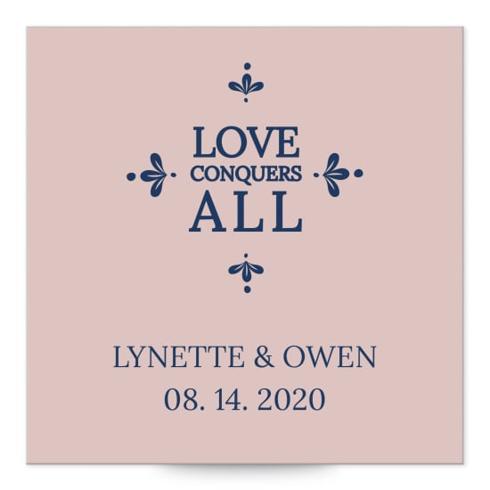 4" Square Label