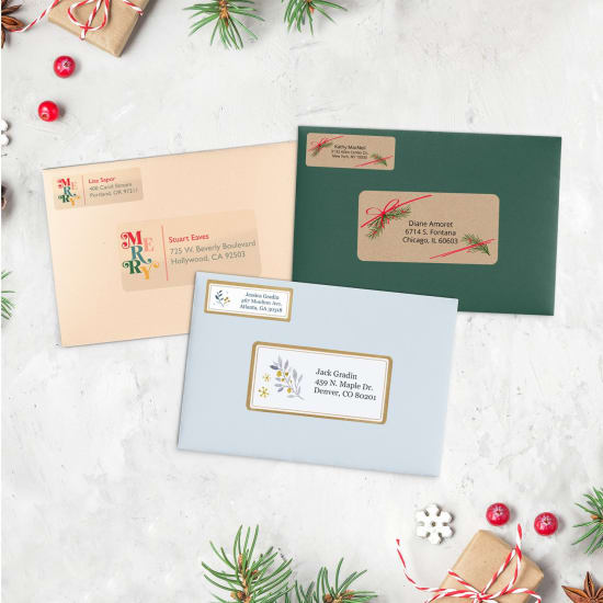 10 Tips for Making the Best Christmas Card Labels
