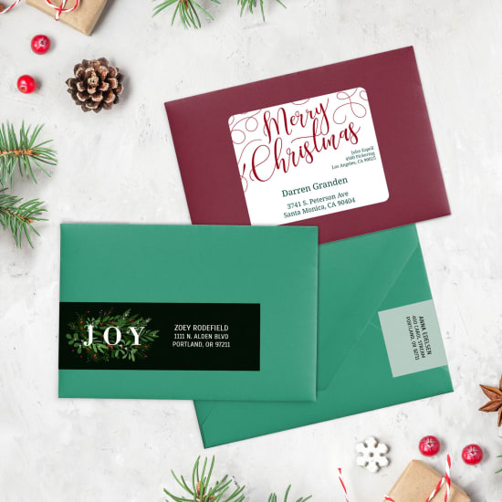 10 Tips for Making the Best Christmas Card Labels