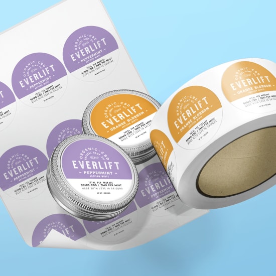 Custom Printed CBD Labels