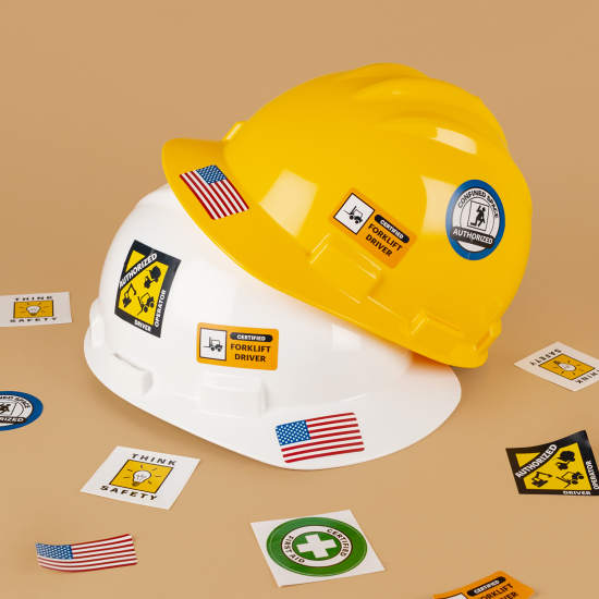Hard Hat Stickers