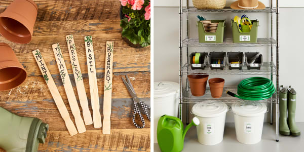 5 Fresh Ideas for Organizing Gardening Supplies - Avery