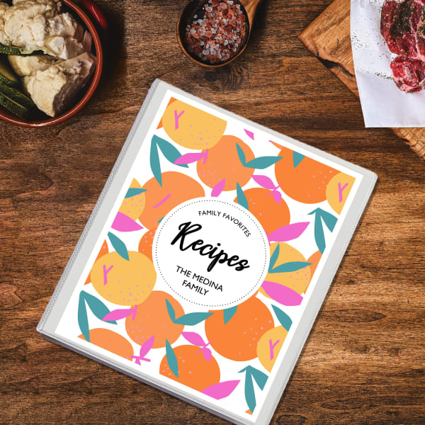 Custom Large Recipe book binders Create your own cookbook