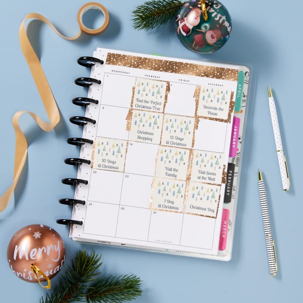 Printable Colorful Christmas Planner Stickers - Easy Crafts 101