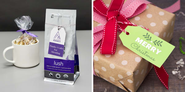 Add the finishing touch to your New Year's party favors with these  cardstock gift tags.