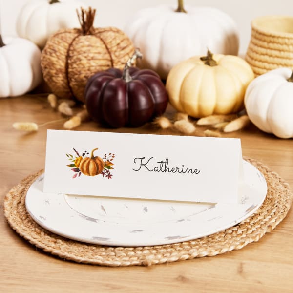 Free printable, customizable Thanksgiving card templates