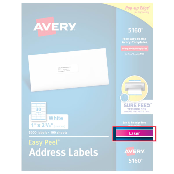 Avery Etiquetas Multipropósito Láser Copiadora Inkjet 8 por hoja 105x74mm blanco ref 342 