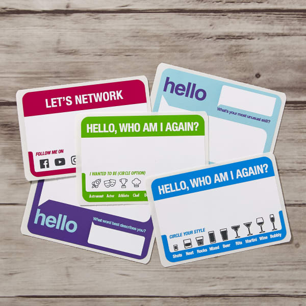 name tag designs for professionals and networking events