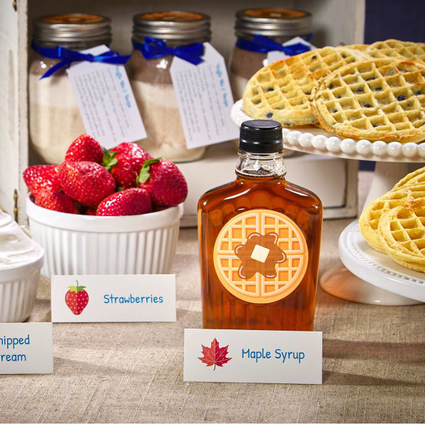 Waffle Bar Party Maple Syrup