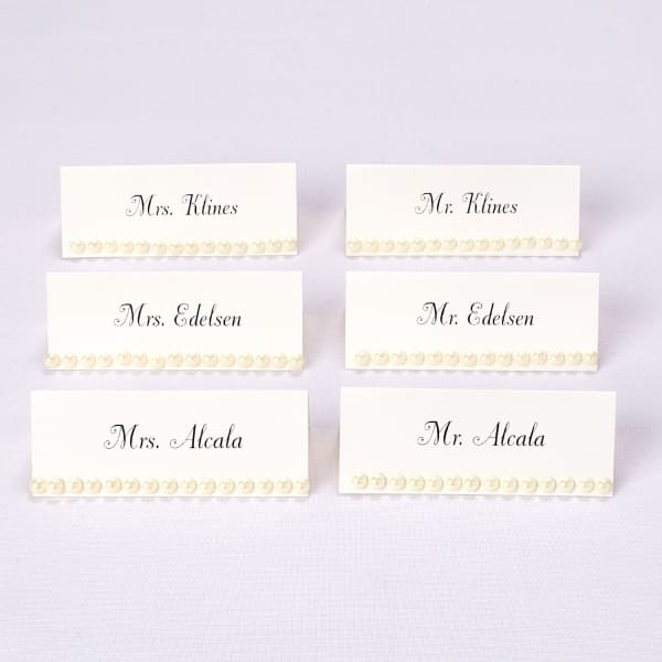 Five Elegant DIY Place Card Ideas Pearl Stickers