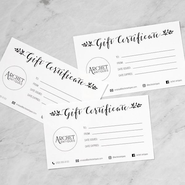 how to create a great customer experience with gift certificates avery com