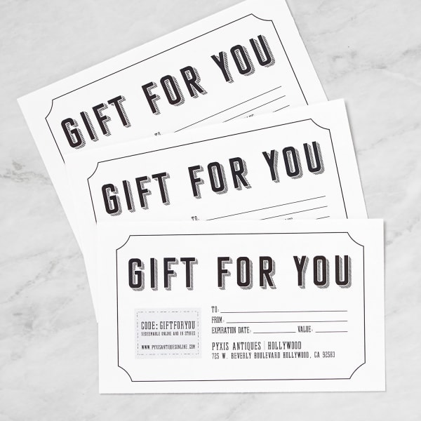 gift certificate and gift cards