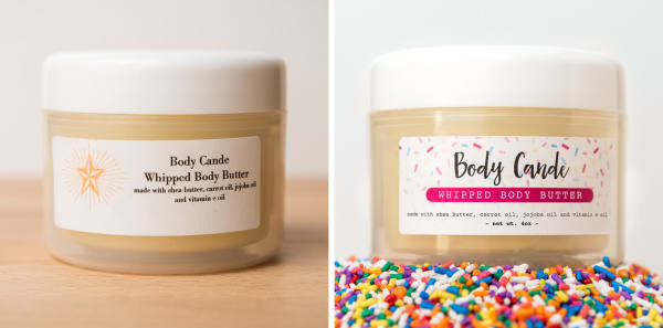 A fun brand calls for a playful label
