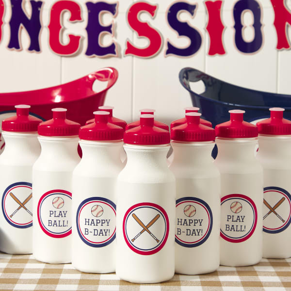 Baseball concessions water bottles