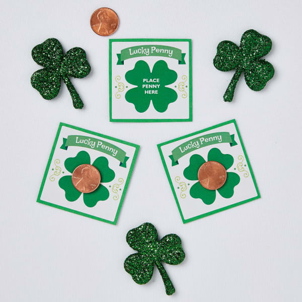 St Patrick's Day Party Clover Favors