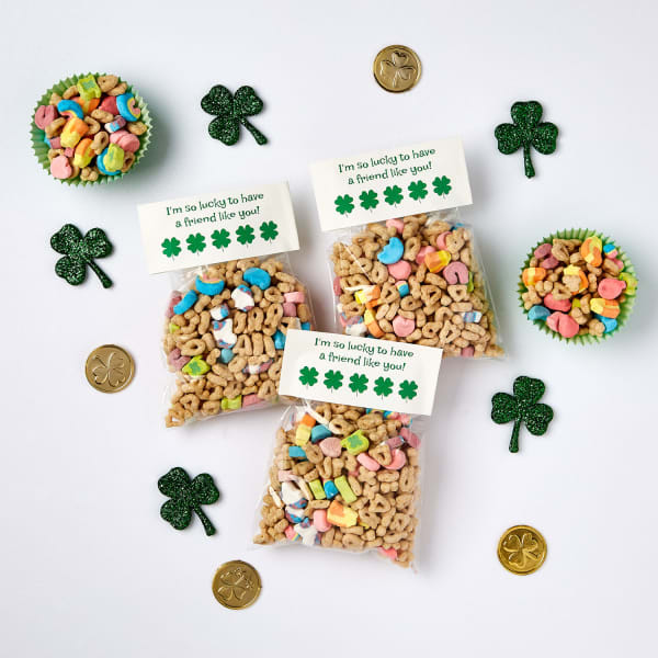 St Patrick's Day Party Clover Goody Bags
