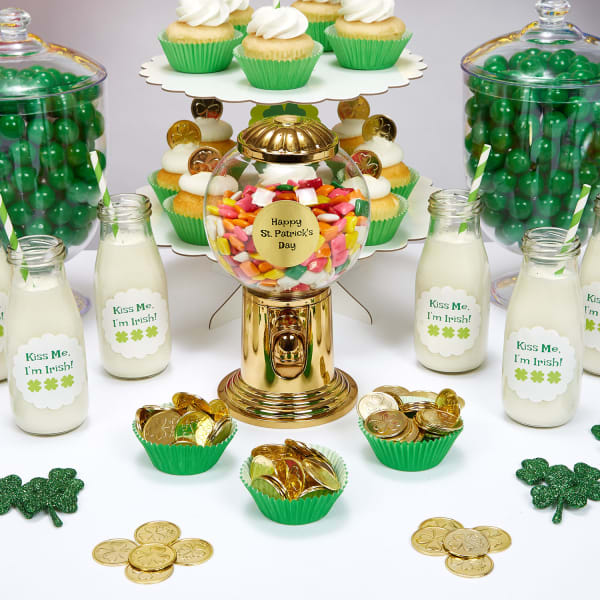 St Patrick's Day Party Table Layout