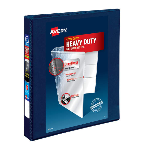 1" Heavy-Duty View Binder