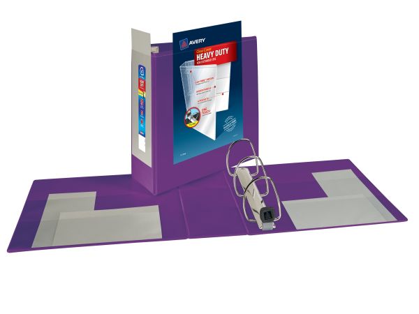 National® Four-Ring Ledger Binder Kit with A-Z Index, Black