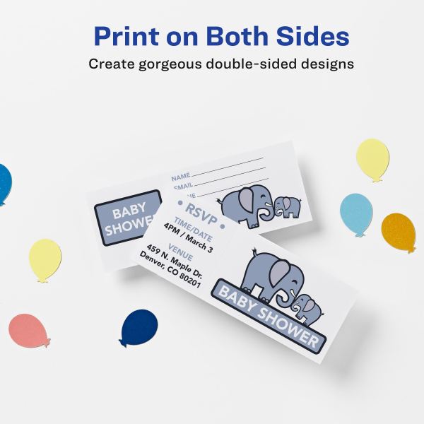 Printable tickets with stubs 2 1 8 x 5 1 2 16431 avery