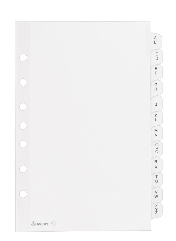 Avery® A-Z Dividers, 12-Tab Set, 8.5