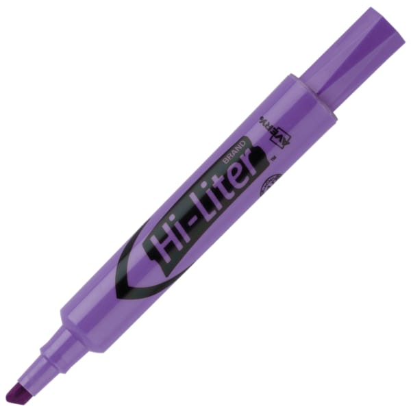 Avery(R) Hi-Liter(R), Desk-Style, Fluorescent Purple, 1 Count (24060)