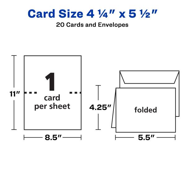 Free Printable Quarter Fold Card Template