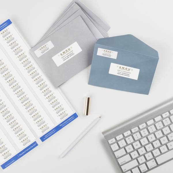 Avery easy peel return address labels 2 3 x 1 3 4 1 500 labels 5195