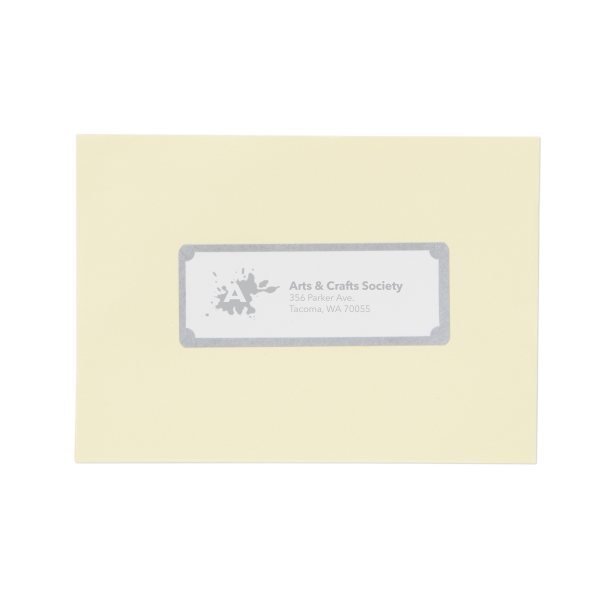 Avery Address Labels with Silver Border, Pack of 300 (6530)