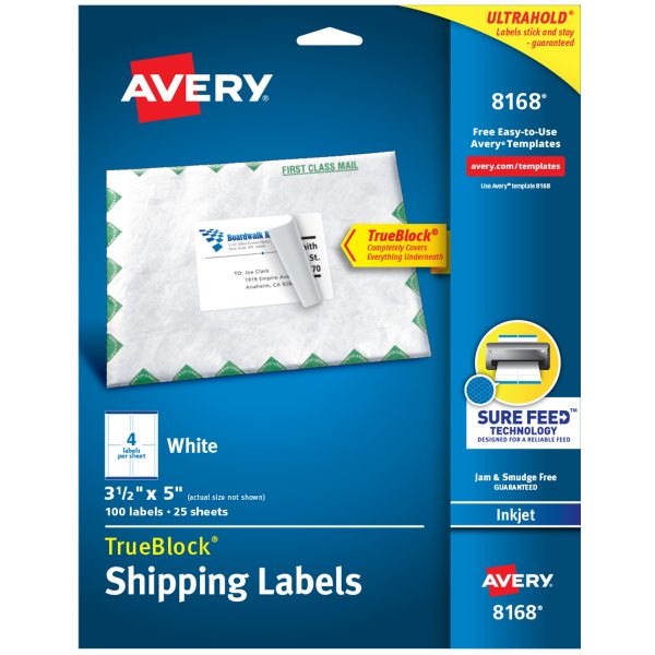 Shipping Labels with TrueBlock&reg; Technology with Sure Feed